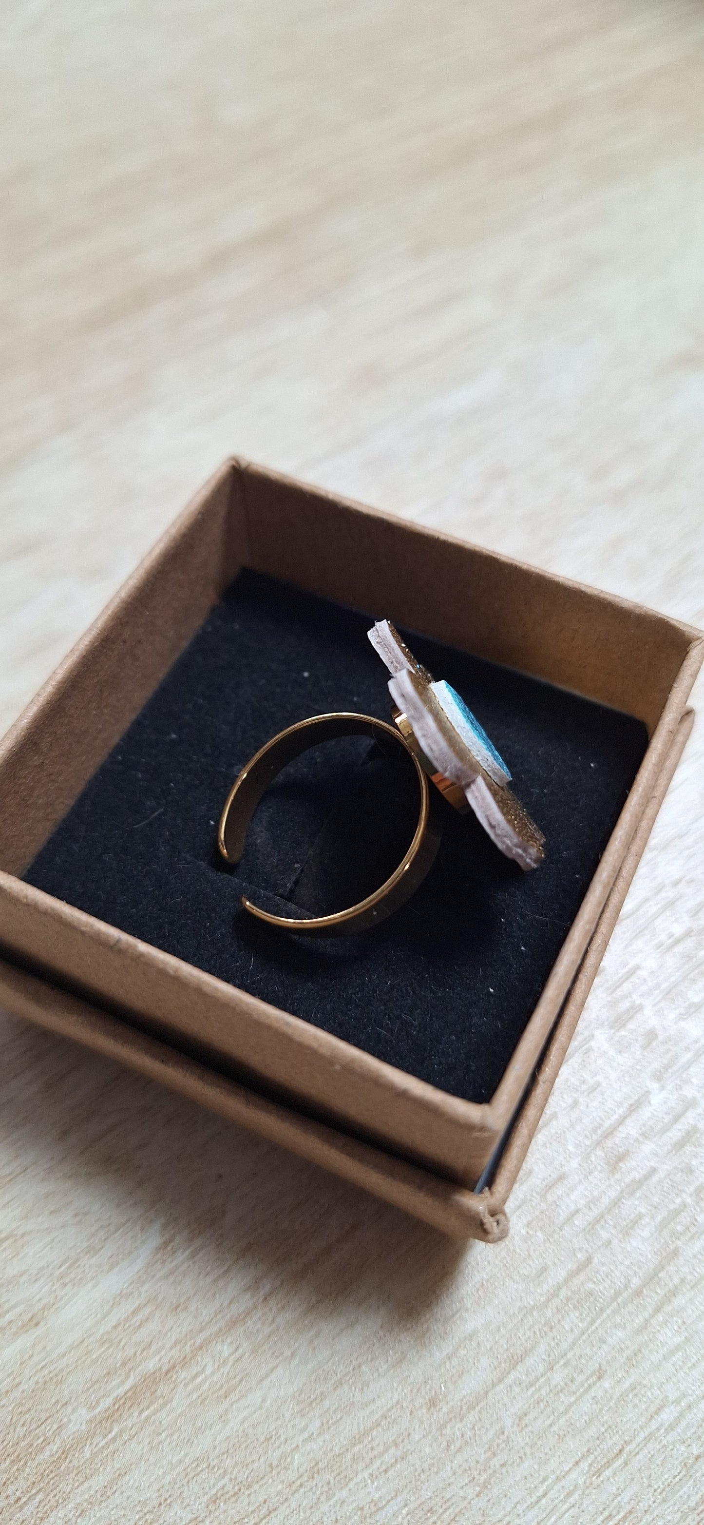 Bague Bleunienn - léopard & rouge