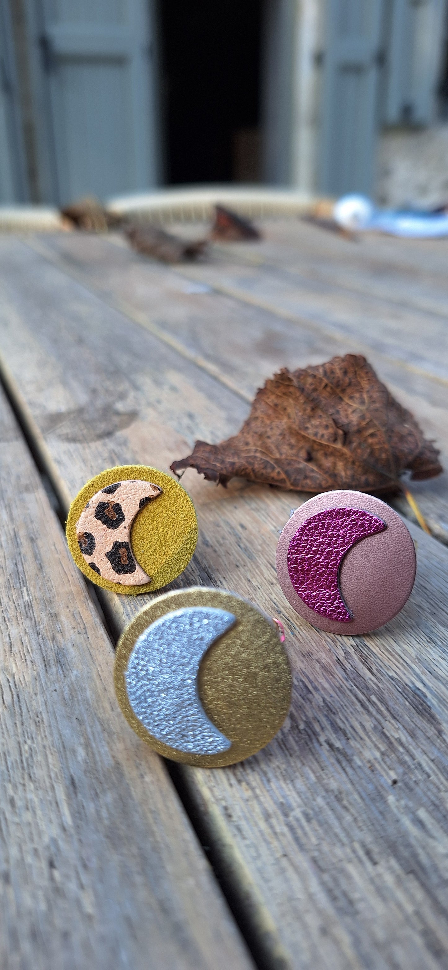 Bague Loargann - rose clair & fuchsia irisé