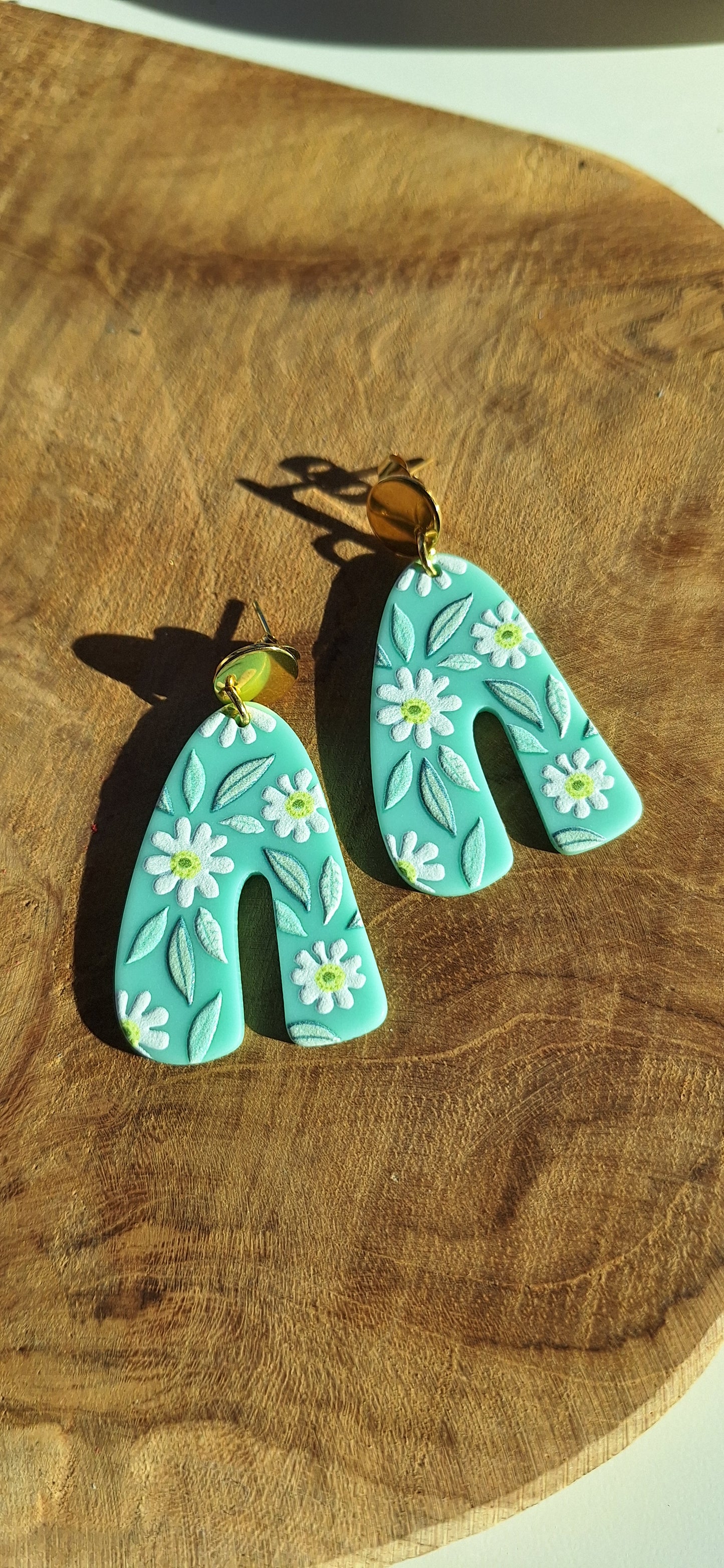Boucles fantaisie - marguerites