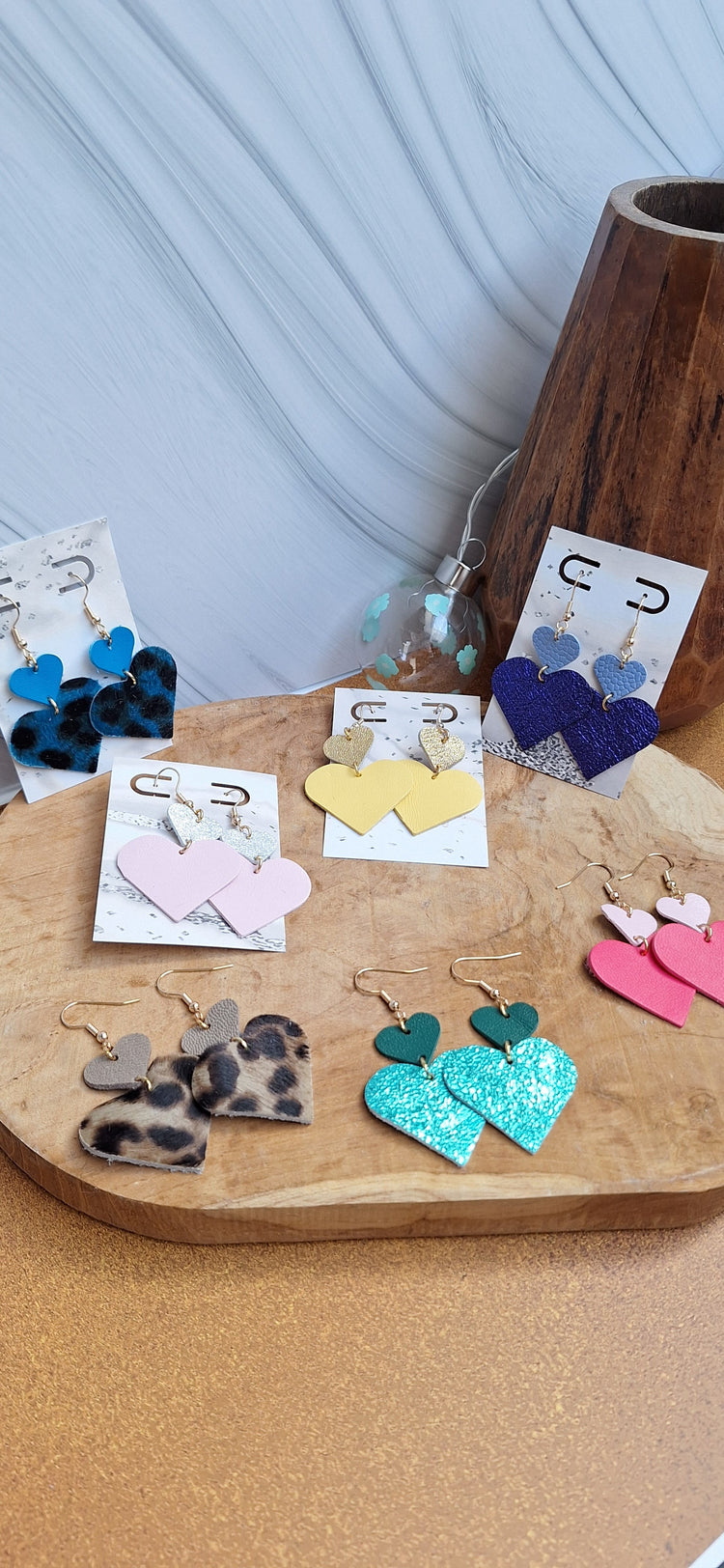 Boucles d'oreilles Cuir