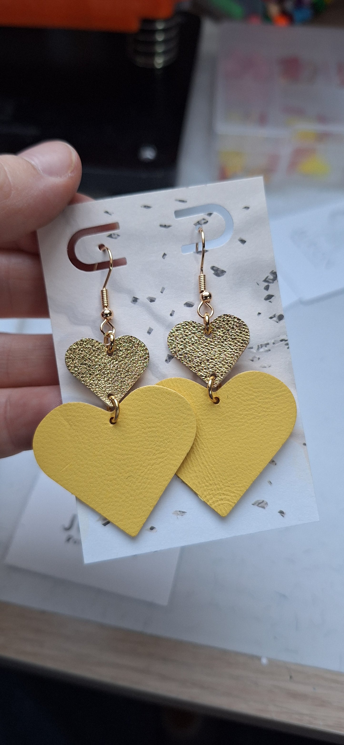 Love Heart jaune