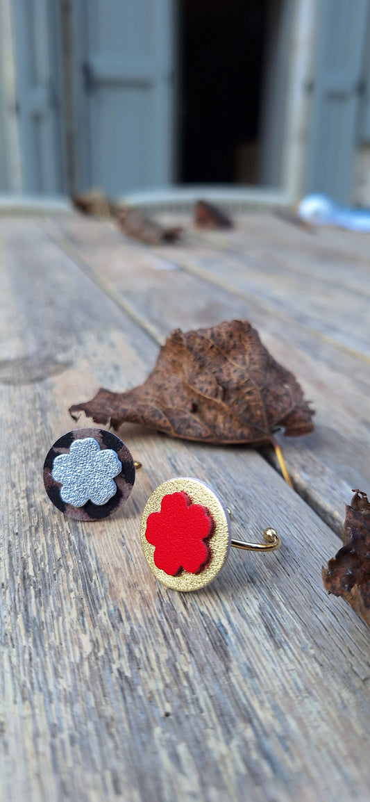Bague Bleunienn - rouge & doré
