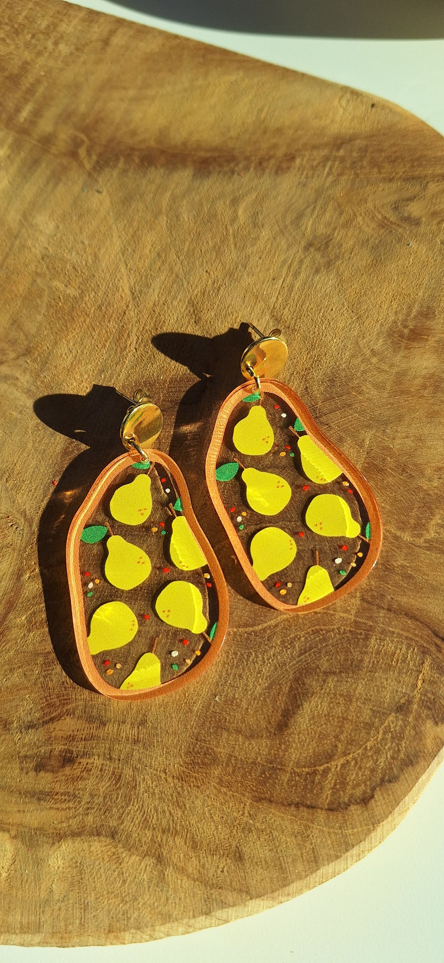 Boucles fantaisie - poires