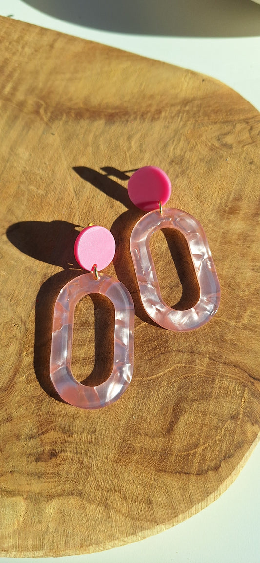 Boucles fantaisie - roses